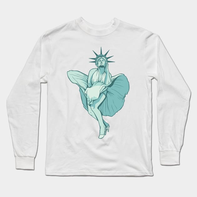 LIBERTY MONROE Long Sleeve T-Shirt by madeinchorley